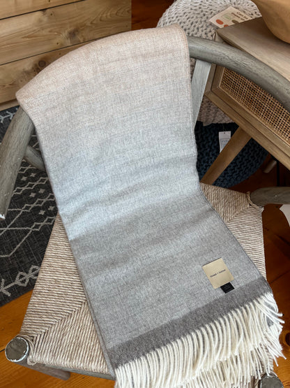 Patterned Baby Alpaca Wool Throw