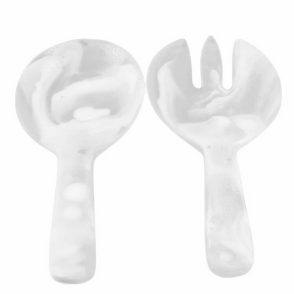 Resin Short Handle Salad Servers