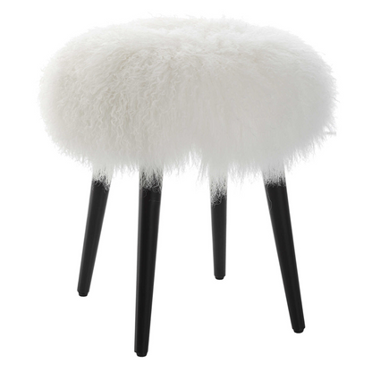 Sheepskin Accent Stool