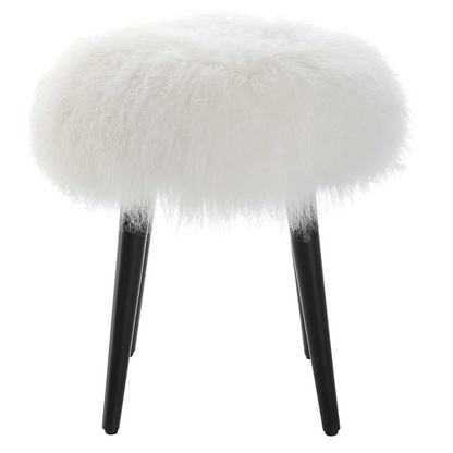 Sheepskin Accent Stool