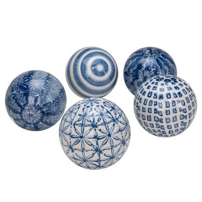 Coastal Ceramic Sphere Set