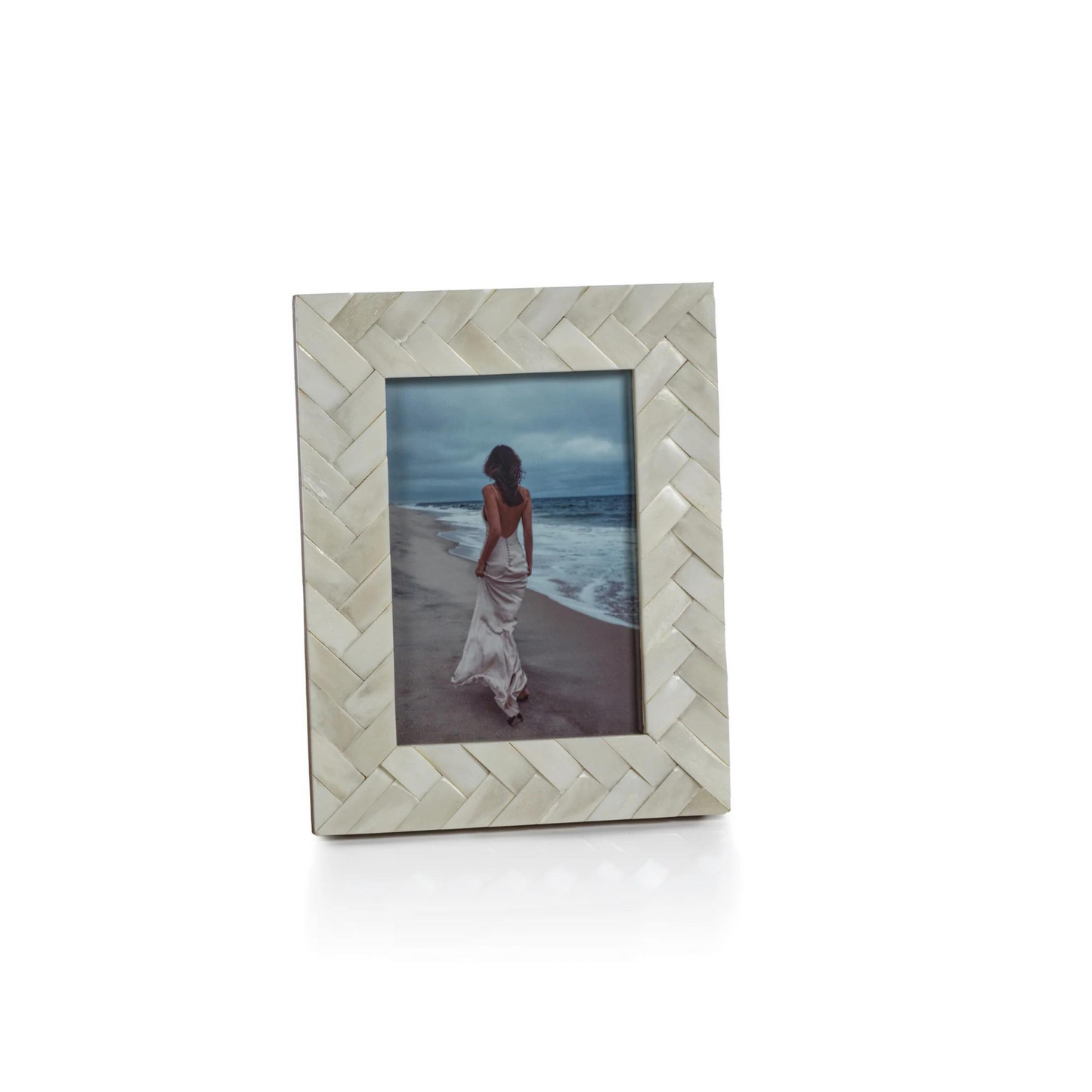 Braided Bone Photo Frame