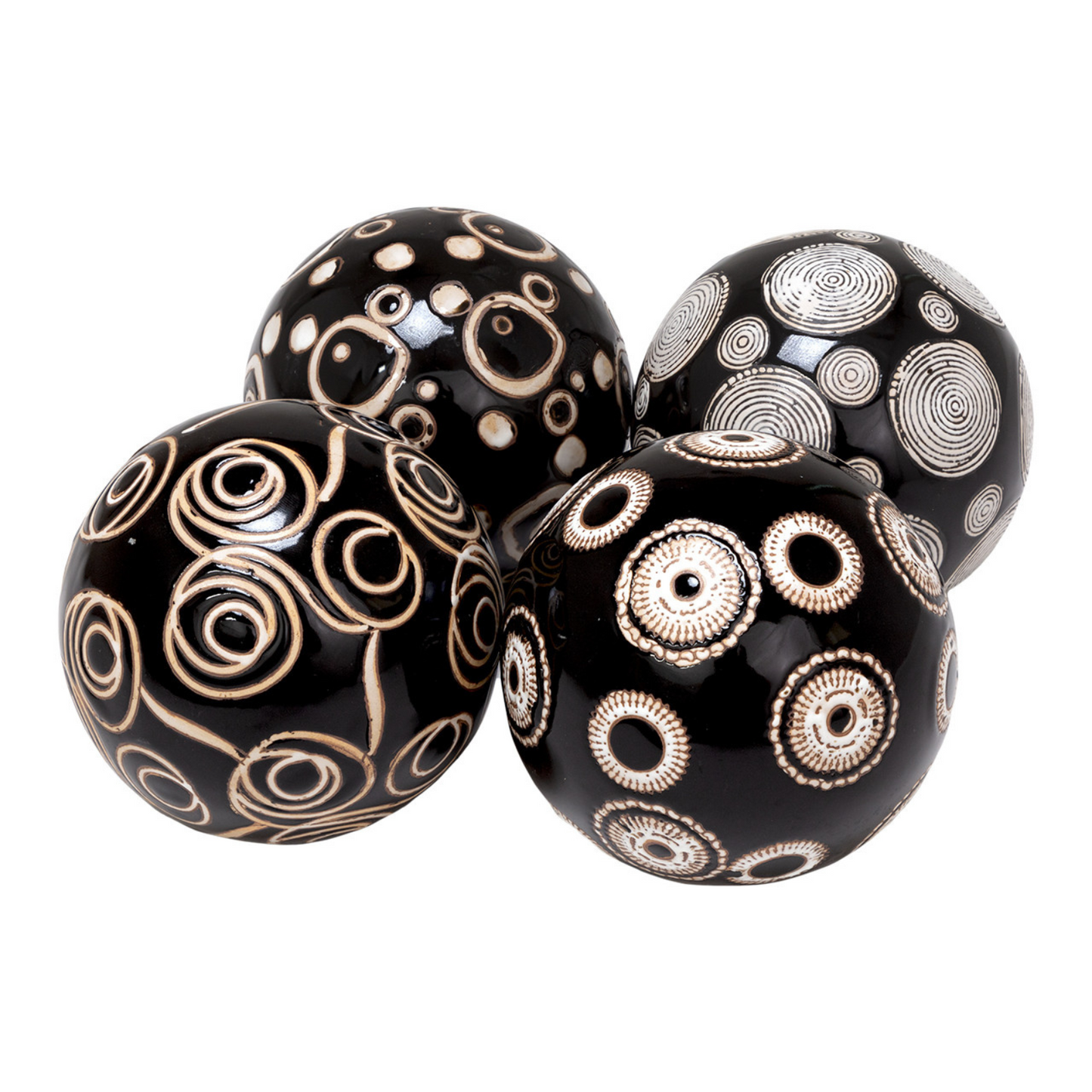 Tribal Ceramic Sphere Set