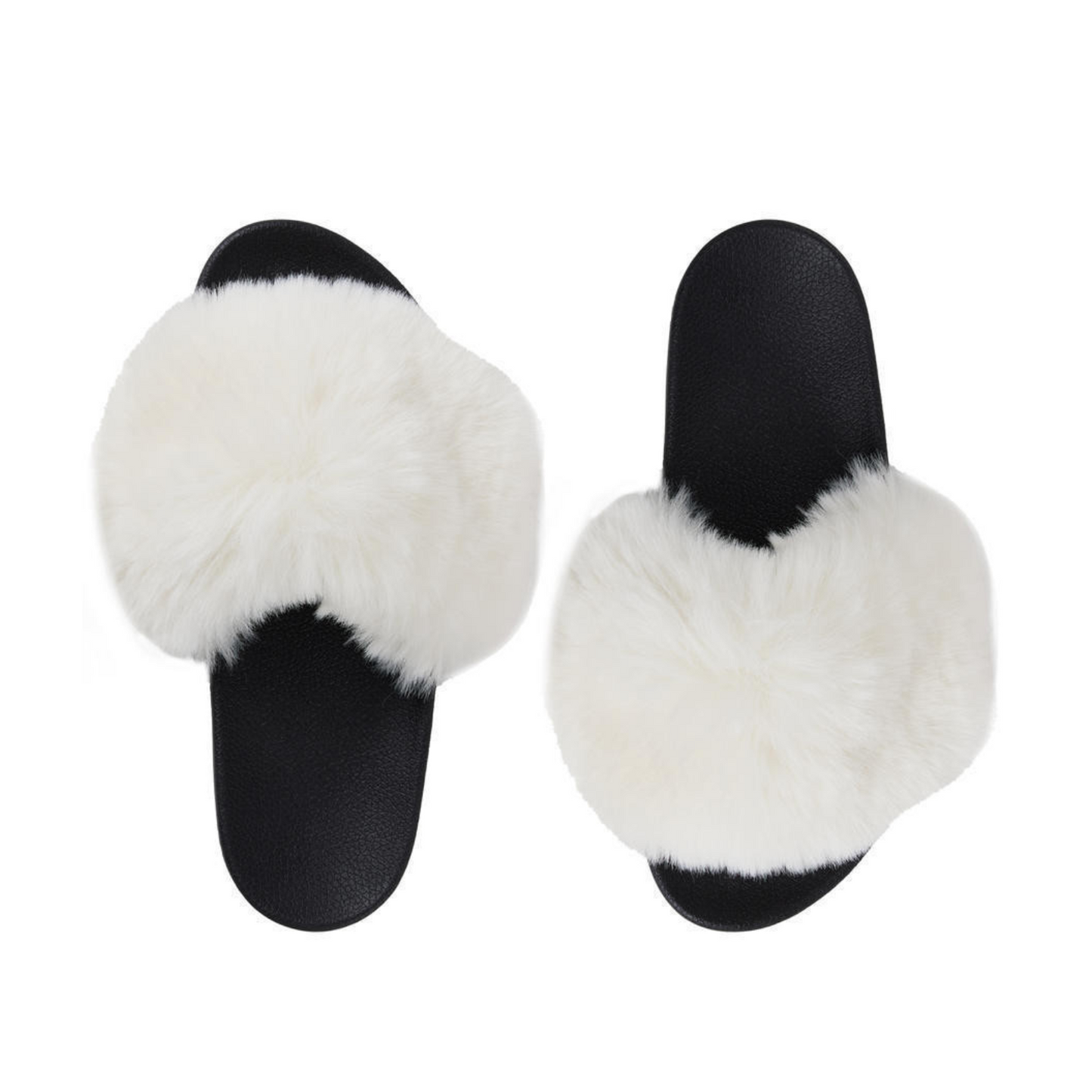 Faux Fur Slides