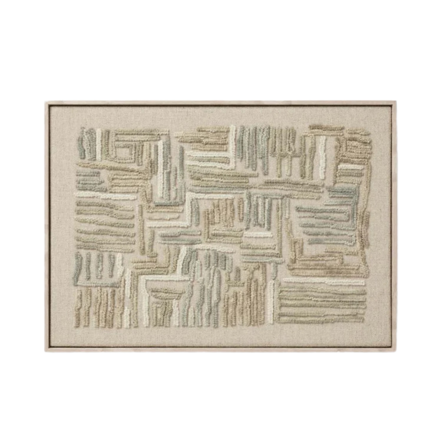 Meander - Hand Tufted Puzzle Art