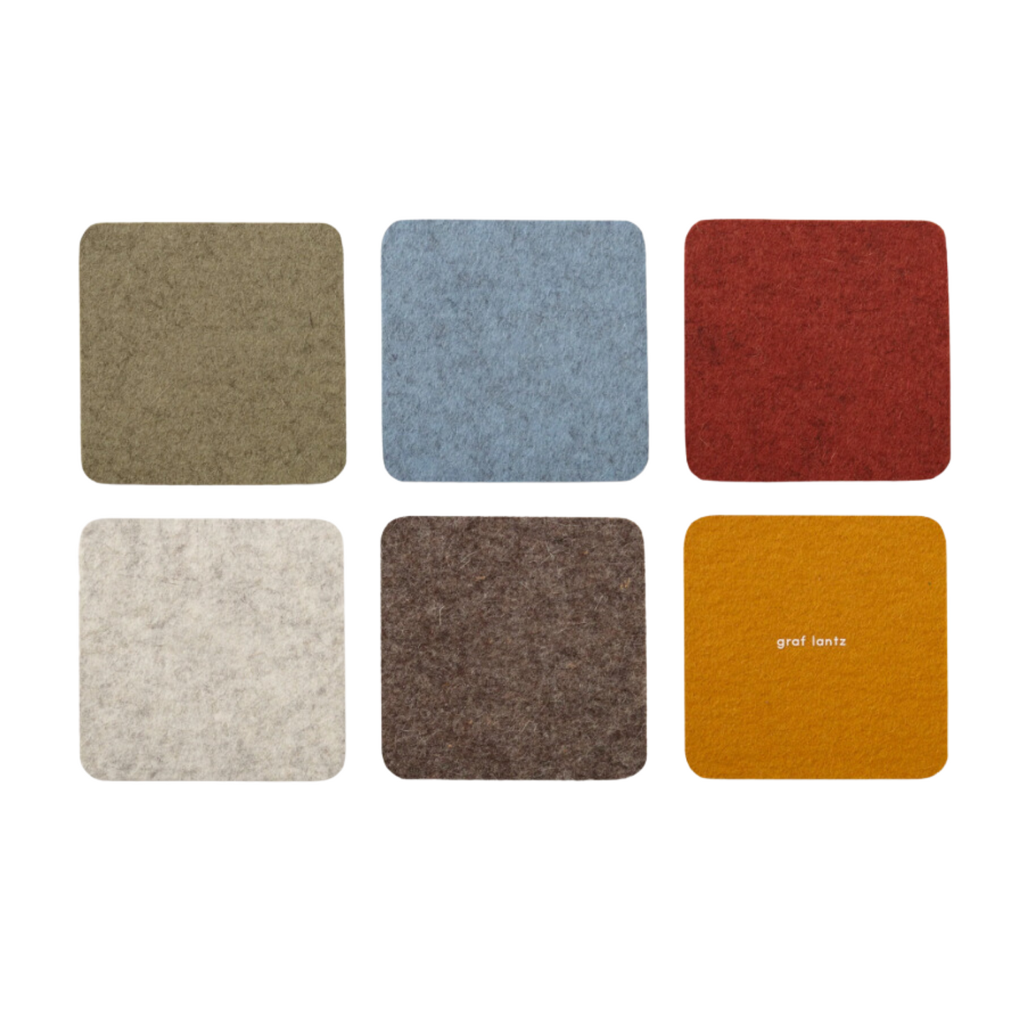 Merino Wool Coasters (Set of 6)