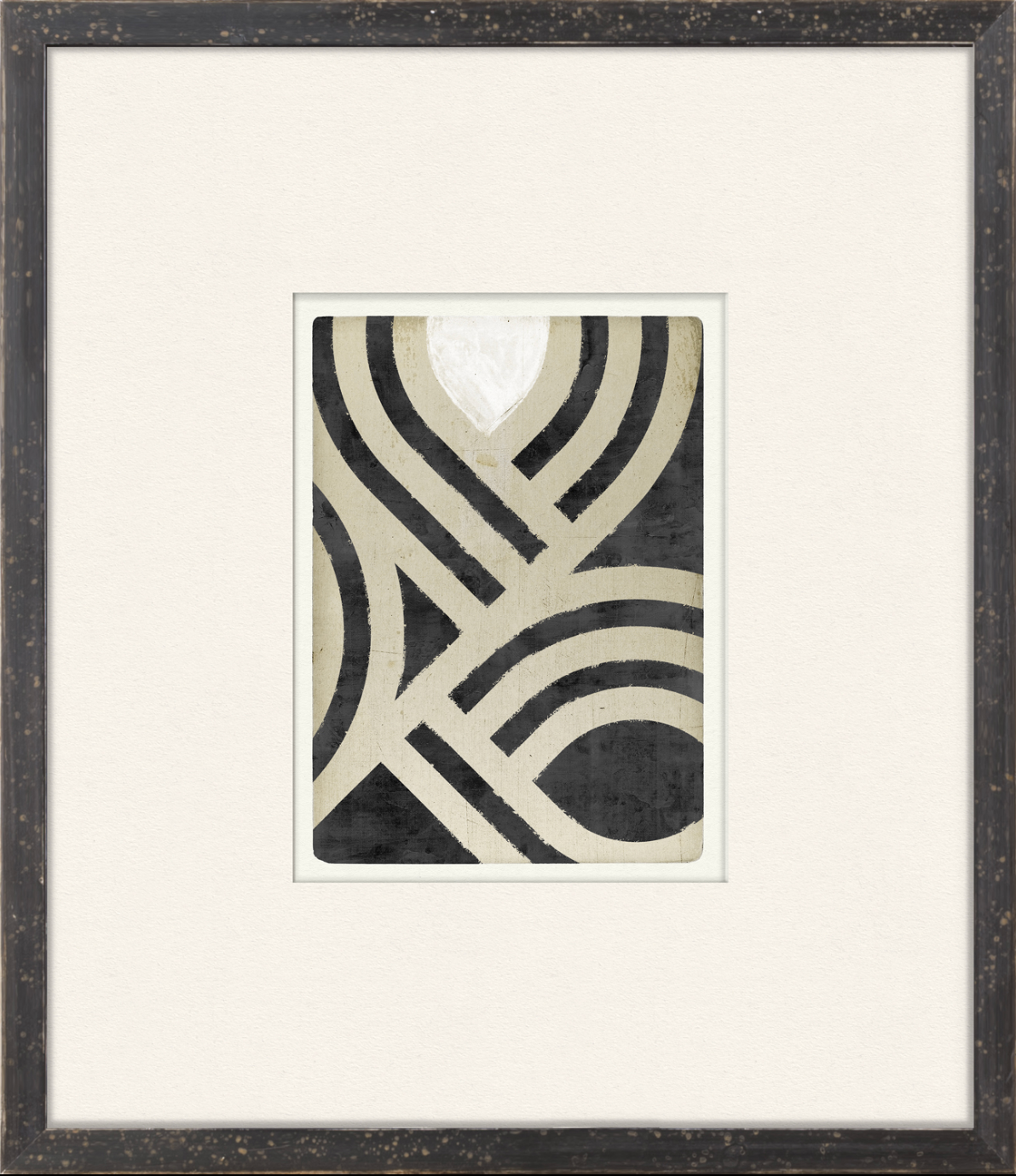 Mid-Century Geometric Print