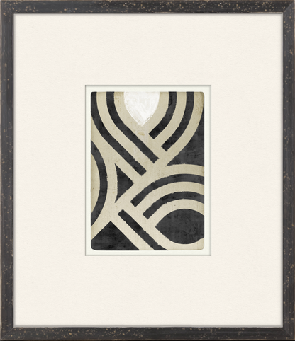 Mid-Century Geometric Print