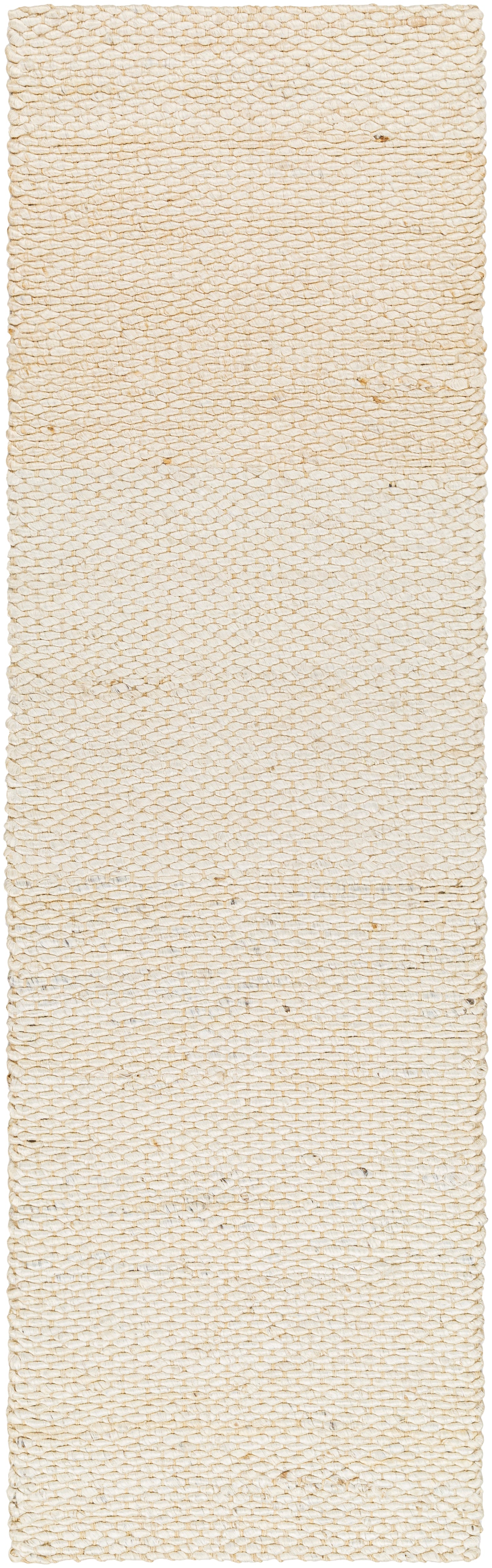 Coil Bleached Jute Rug