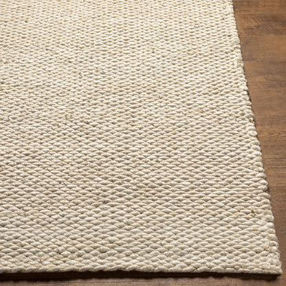 Coil Bleached Jute Rug