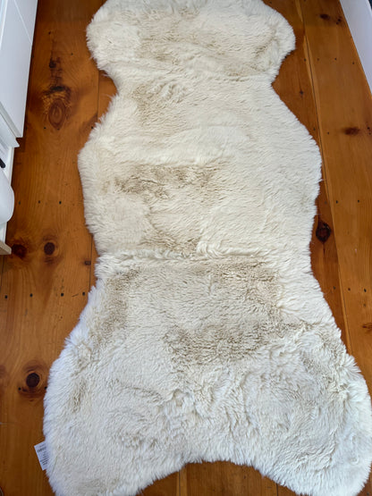 Faux Sheepskin Runner Rug