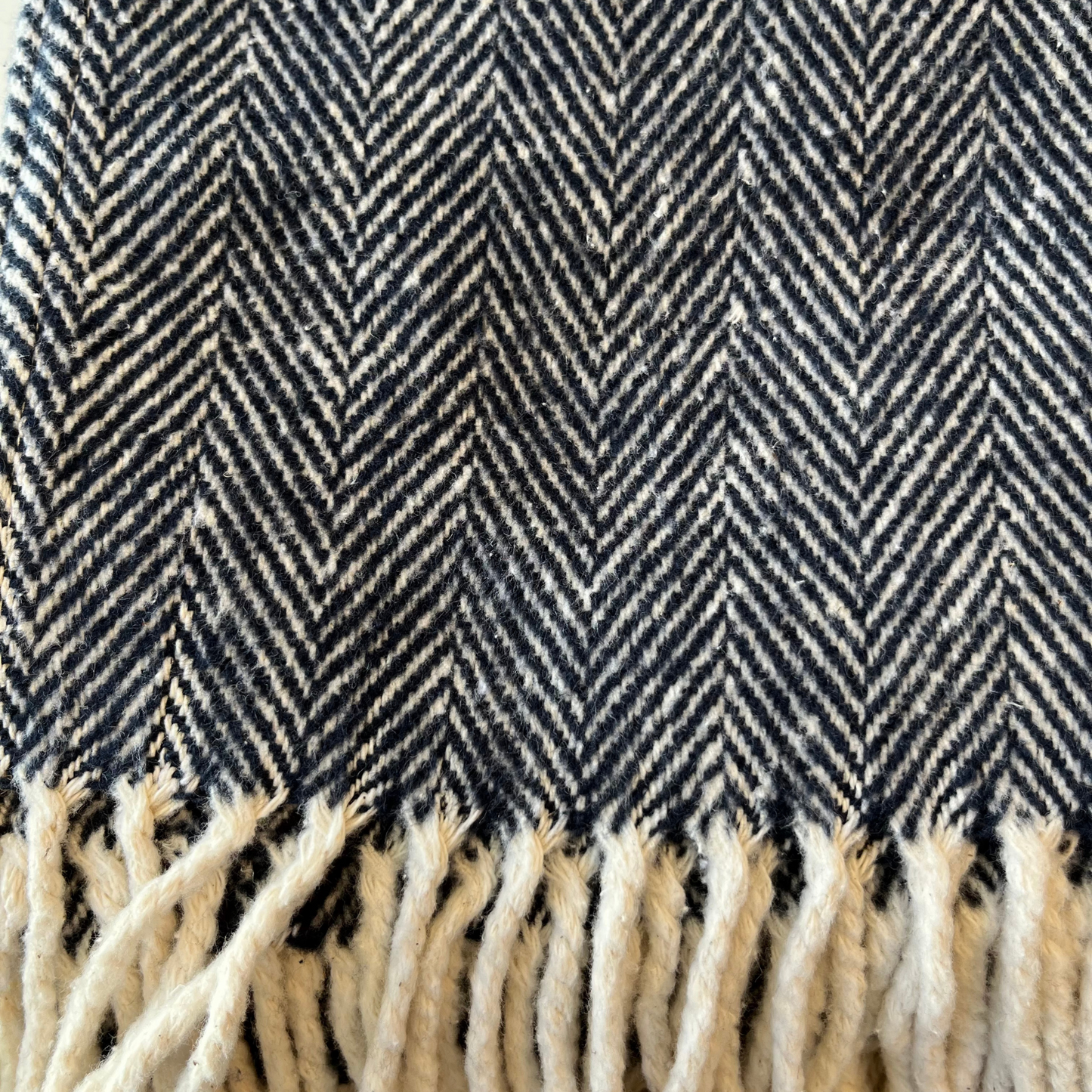 Herringbone Cotton Throw