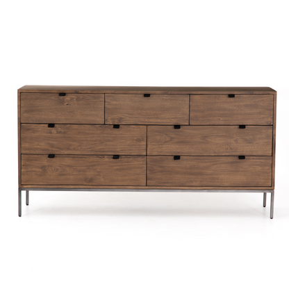 Poplar 7-Drawer Dresser