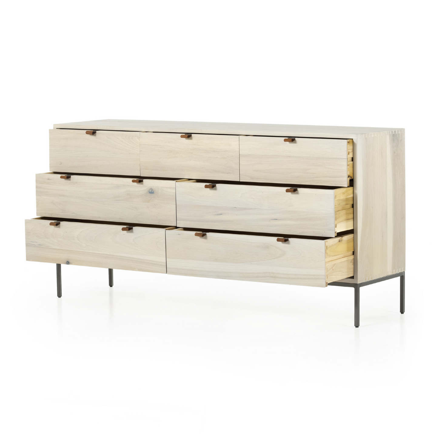 Poplar 7-Drawer Dresser