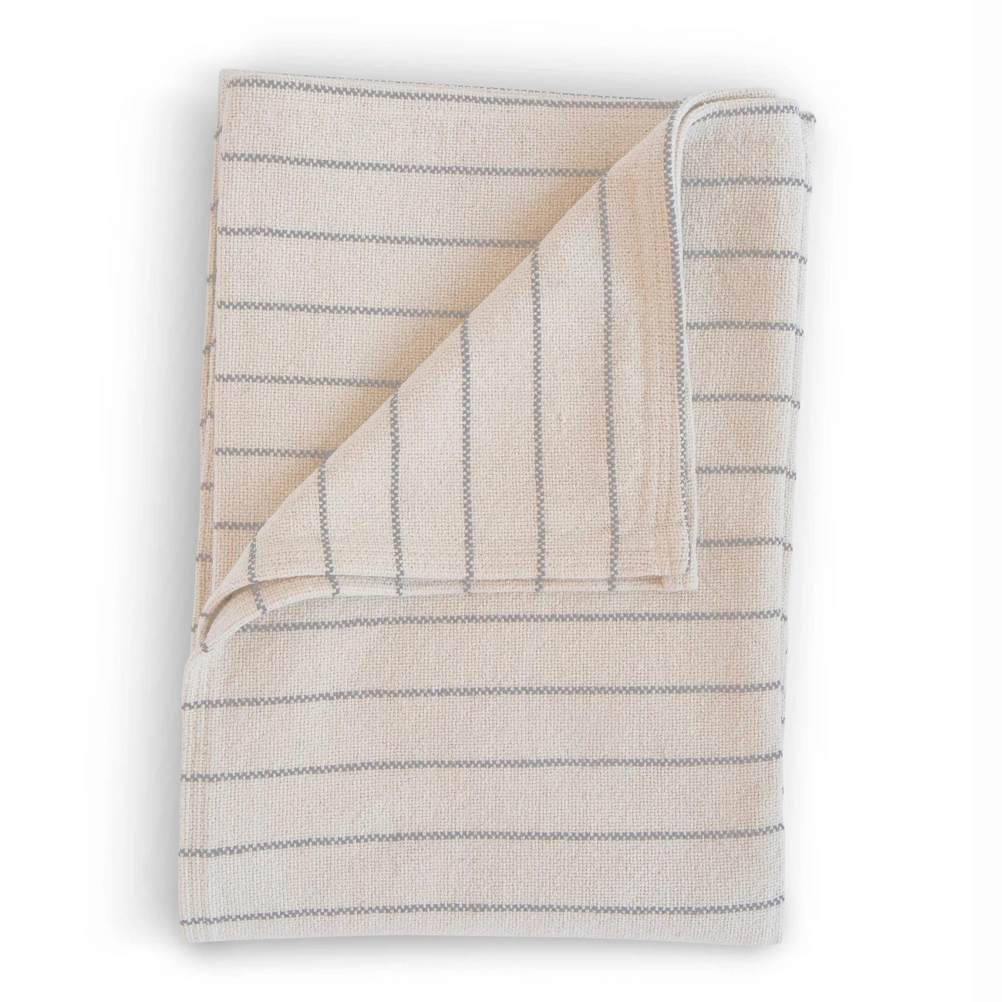 Pinstripe Cotton Throw