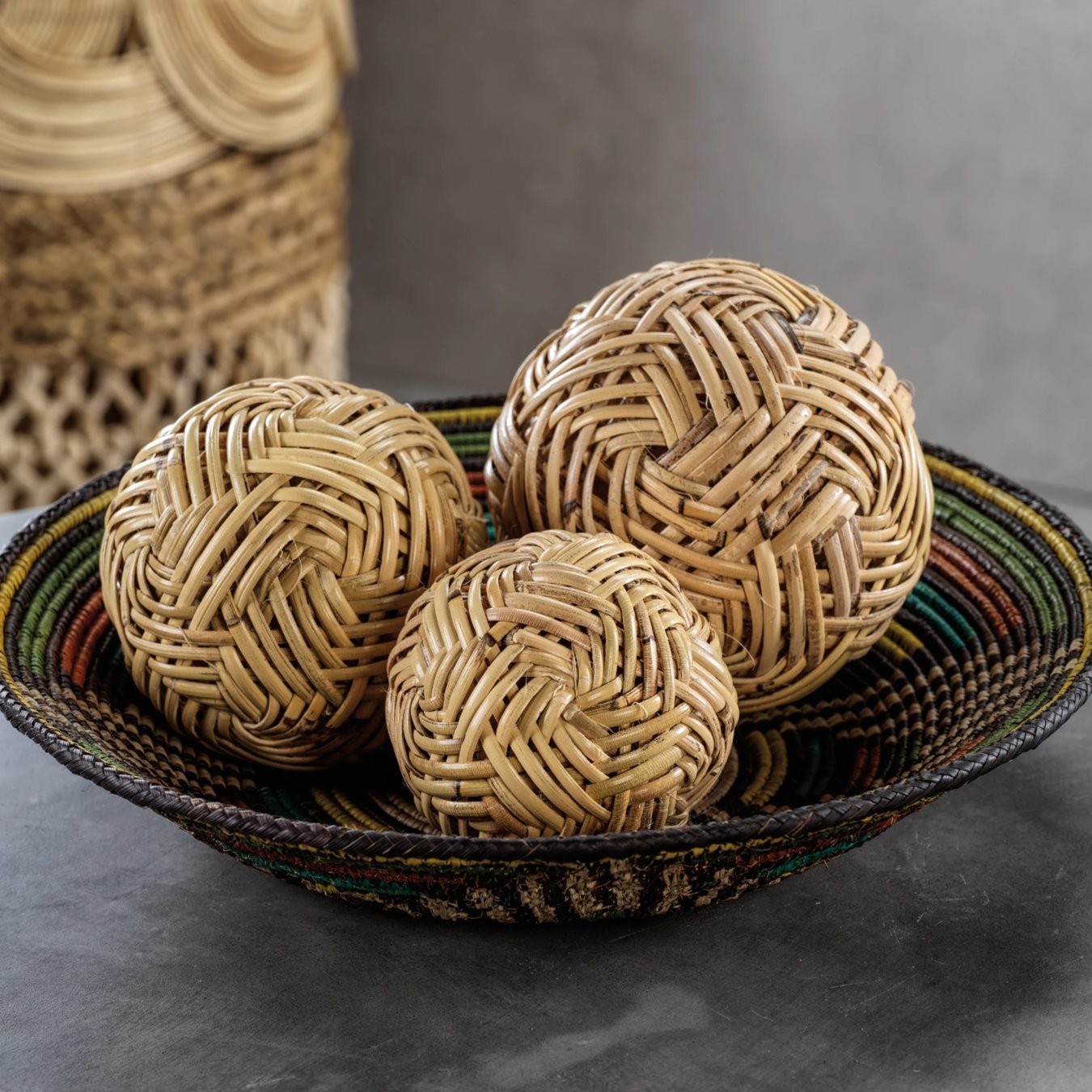 Rattan Ball