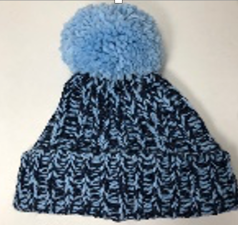 Double Thick Pom Pom Hat