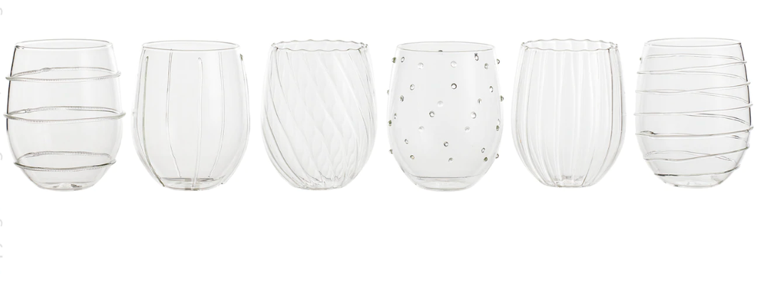 Livenza Stemless Wine Glass Set