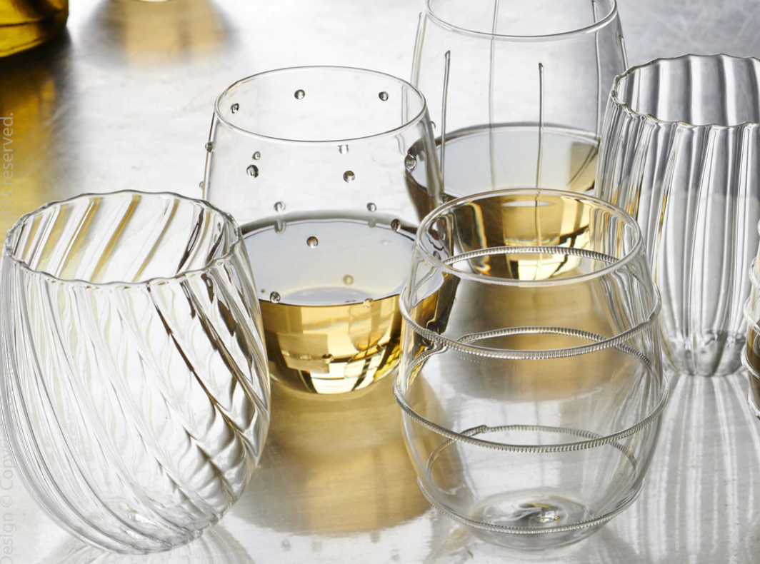 Livenza Stemless Wine Glass Set