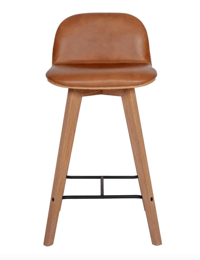 Napoli Leather Counter Stool