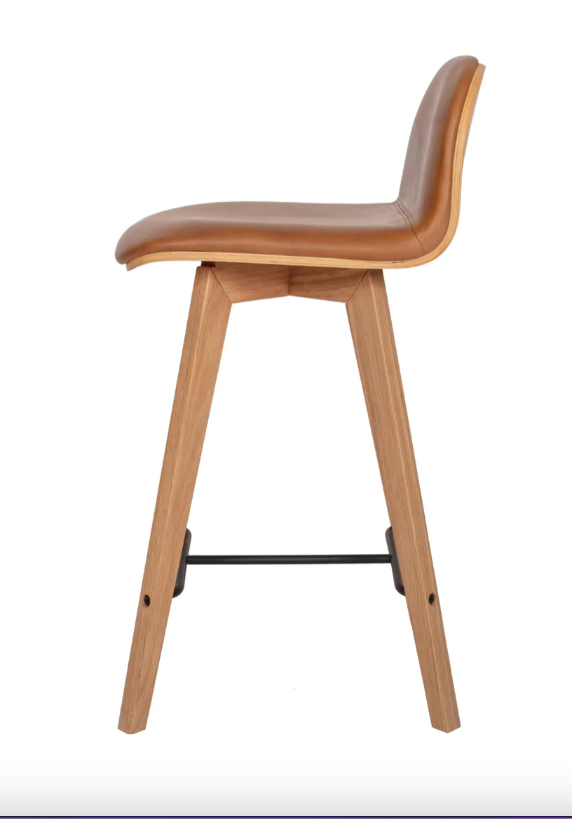 Napoli Leather Counter Stool