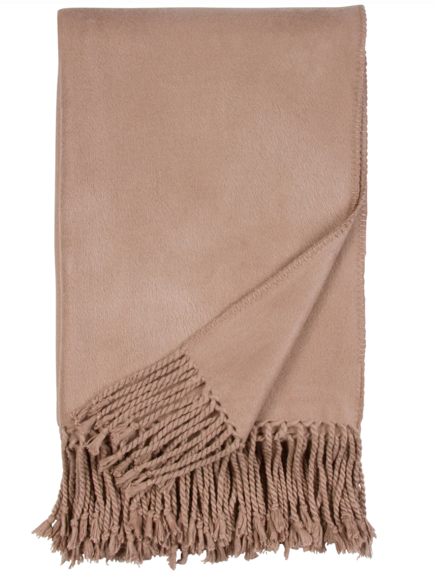 Luxxe Fringe Throw