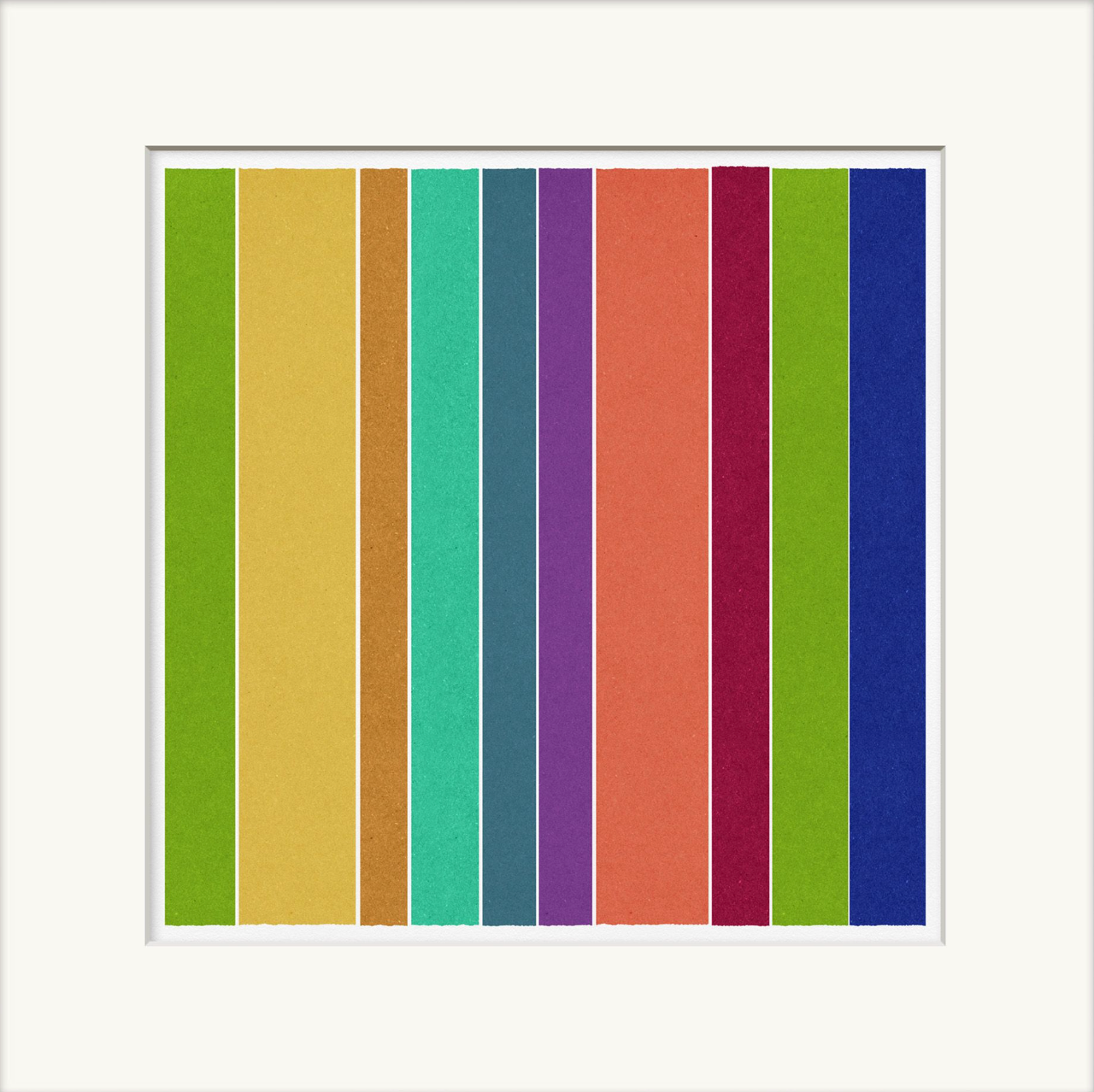 Abstract Stripes Print