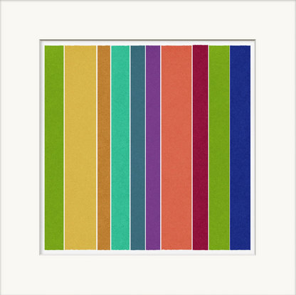 Abstract Stripes Print