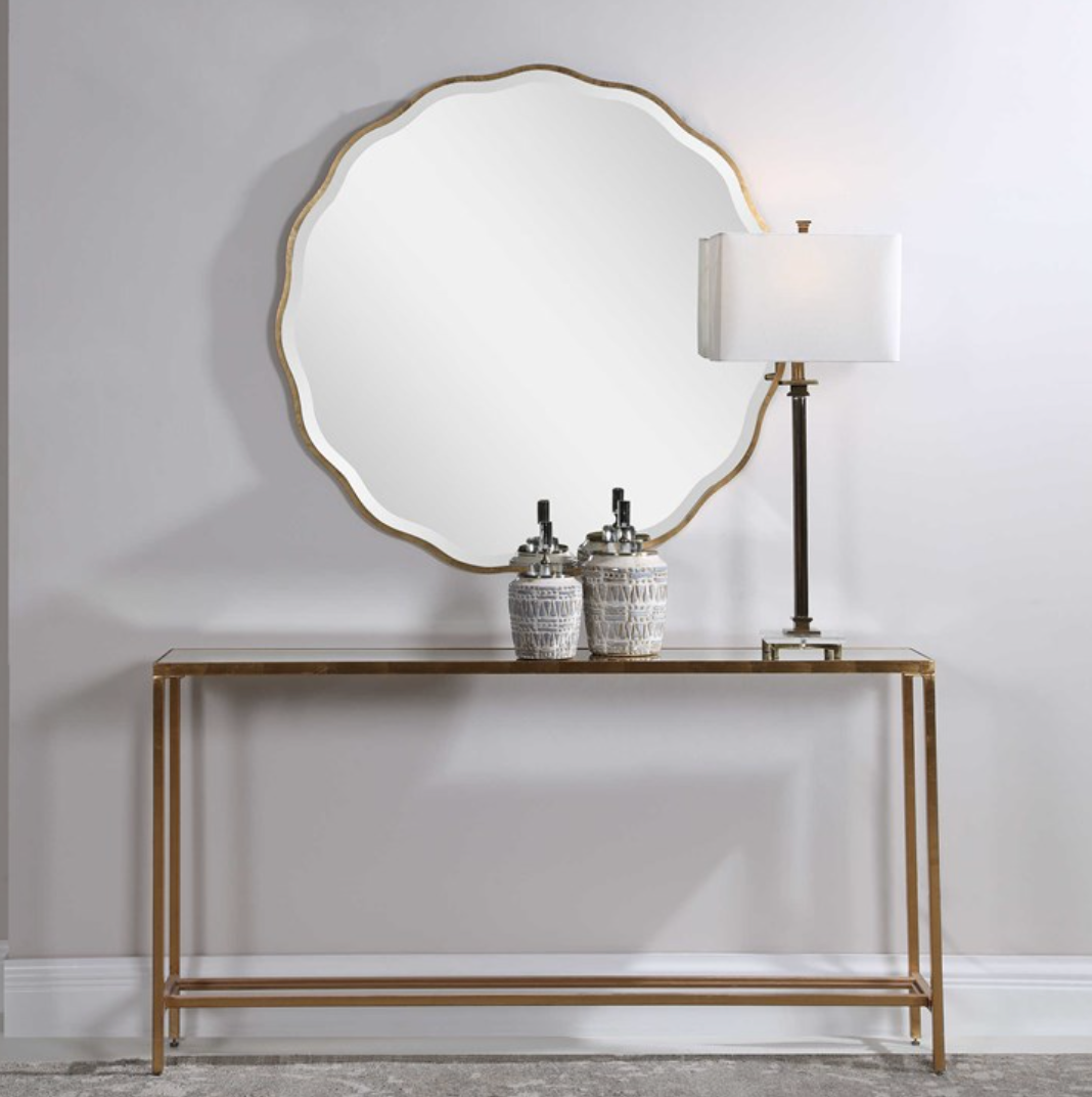 Carver Round Mirror