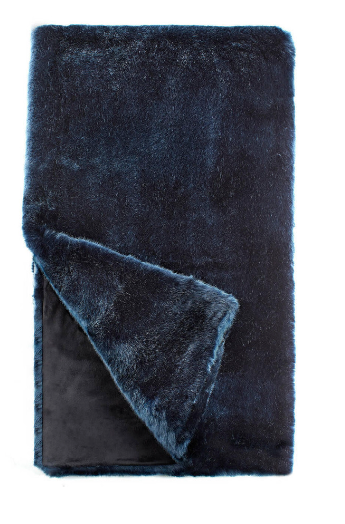 Faux Fur Mink Throw