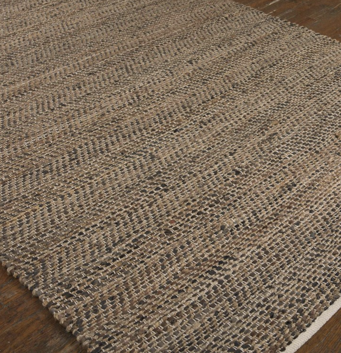 Tobais Leather & Hemp Rug