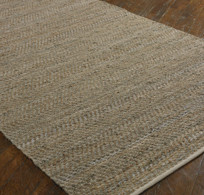 Tobais Leather & Hemp Rug