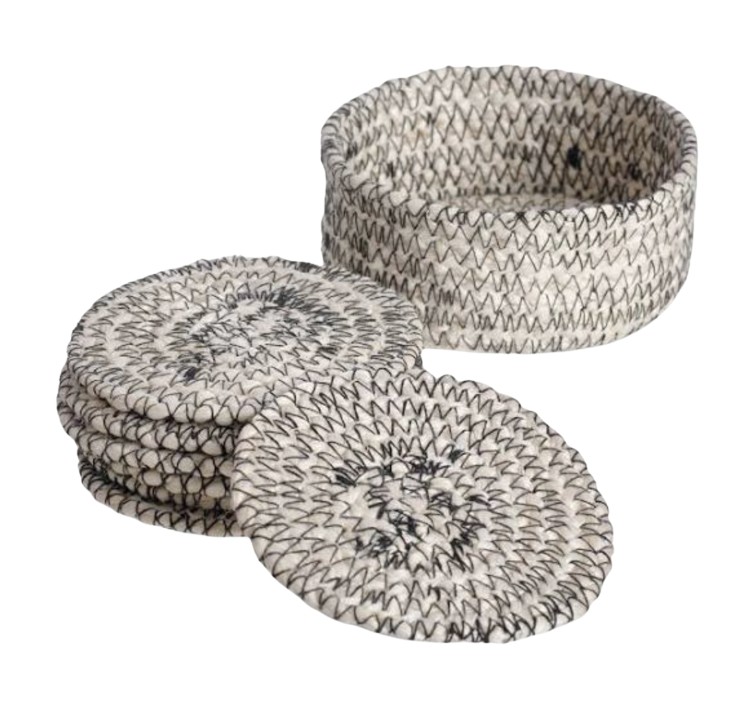 Melia Woven Coasters (Set of 8)