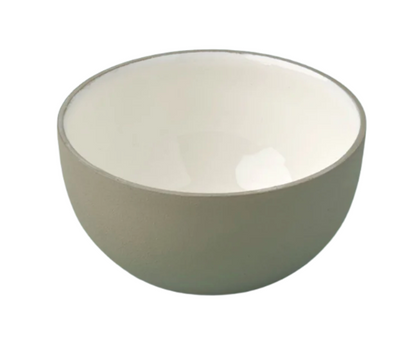 Aluminum & Enamel Mini Bowl