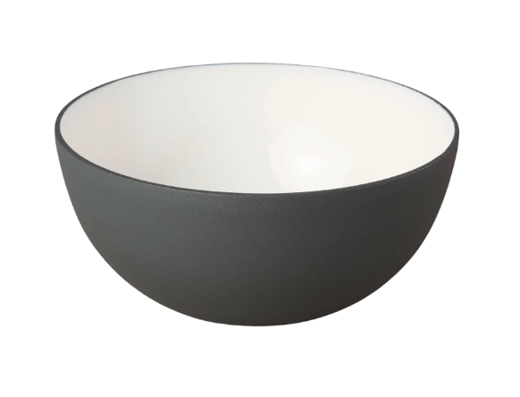 Aluminum & Enamel Small Bowl