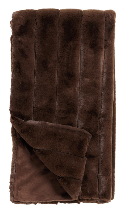 Faux Fur Posh Throw