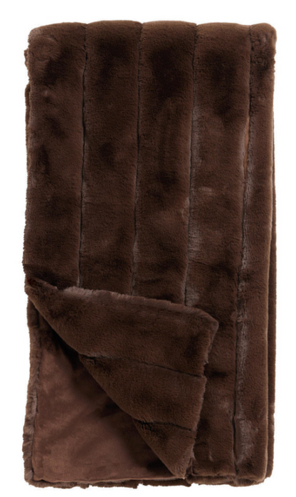 Faux Fur Posh Throw