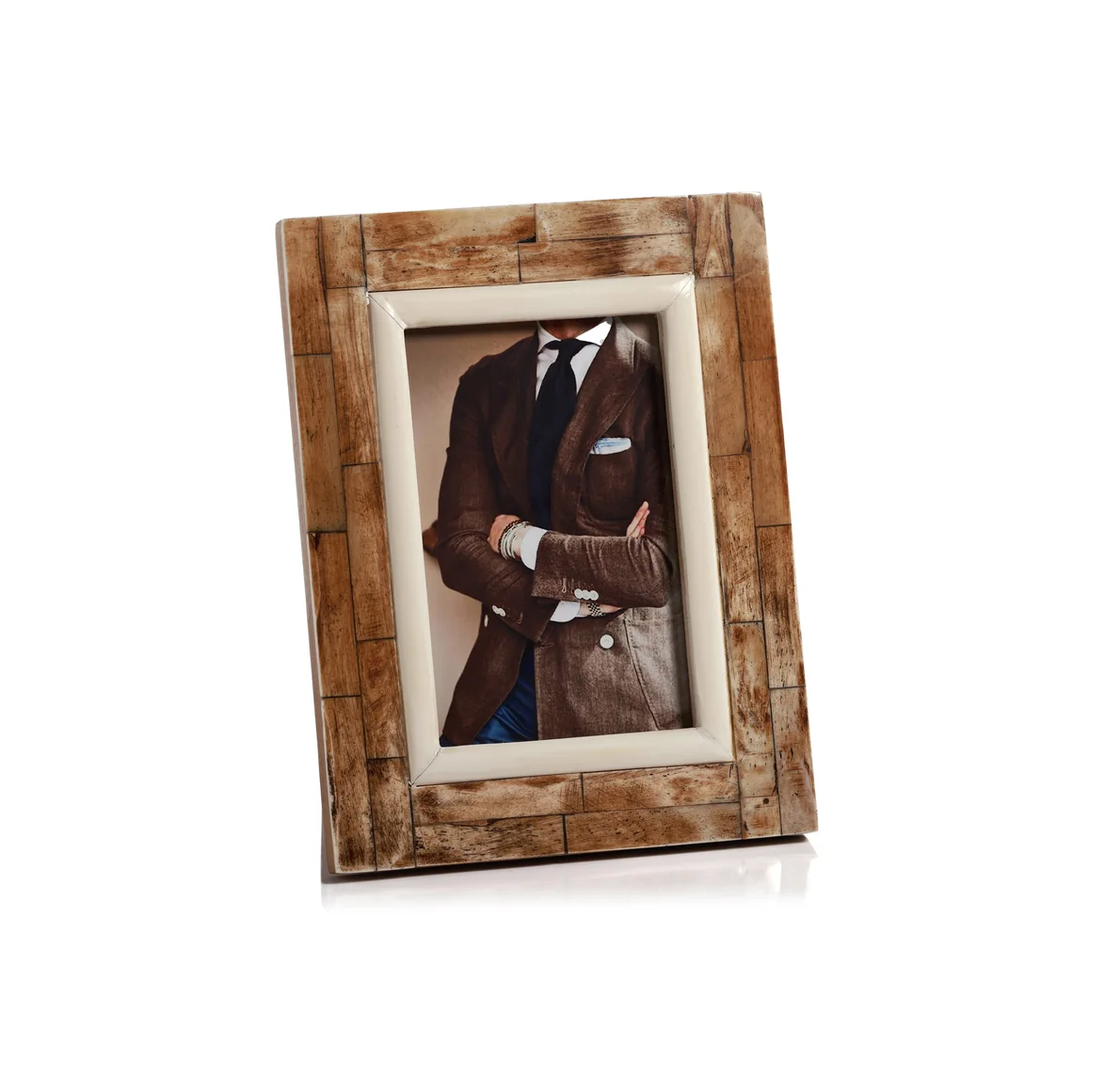 Antique Bone Photo Frame