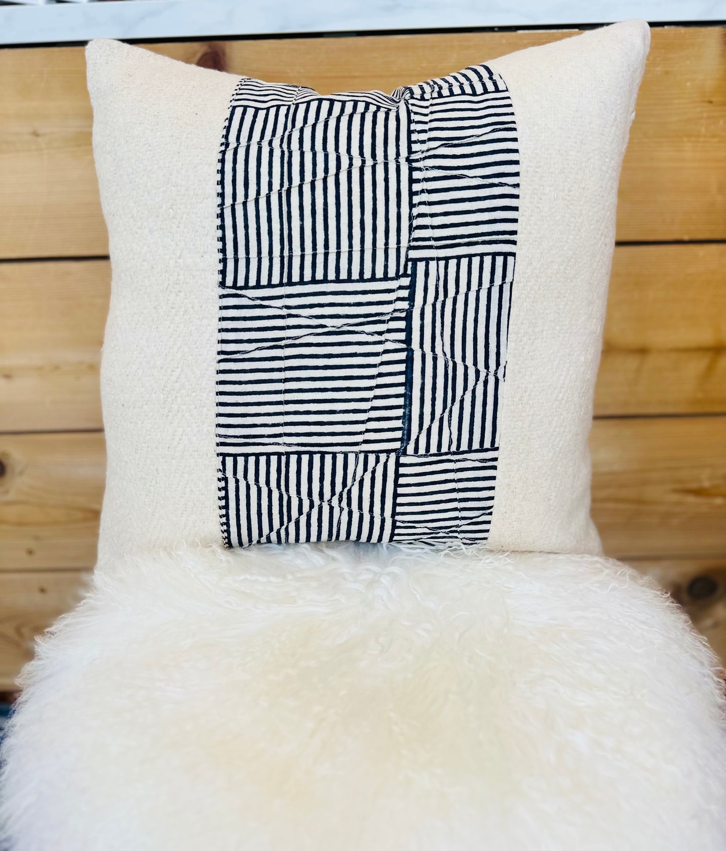 Blockprint Pillow