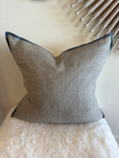 Hand Stitched Piped Pillow