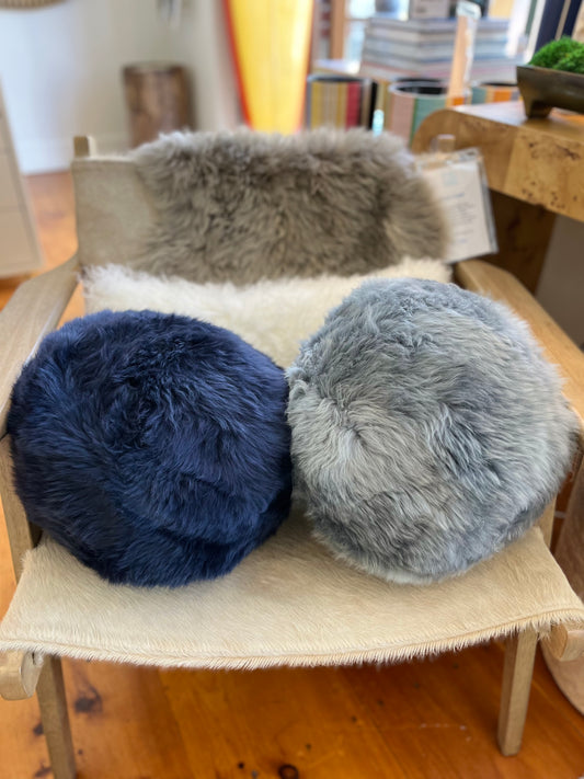 Longwool Ball Cushion