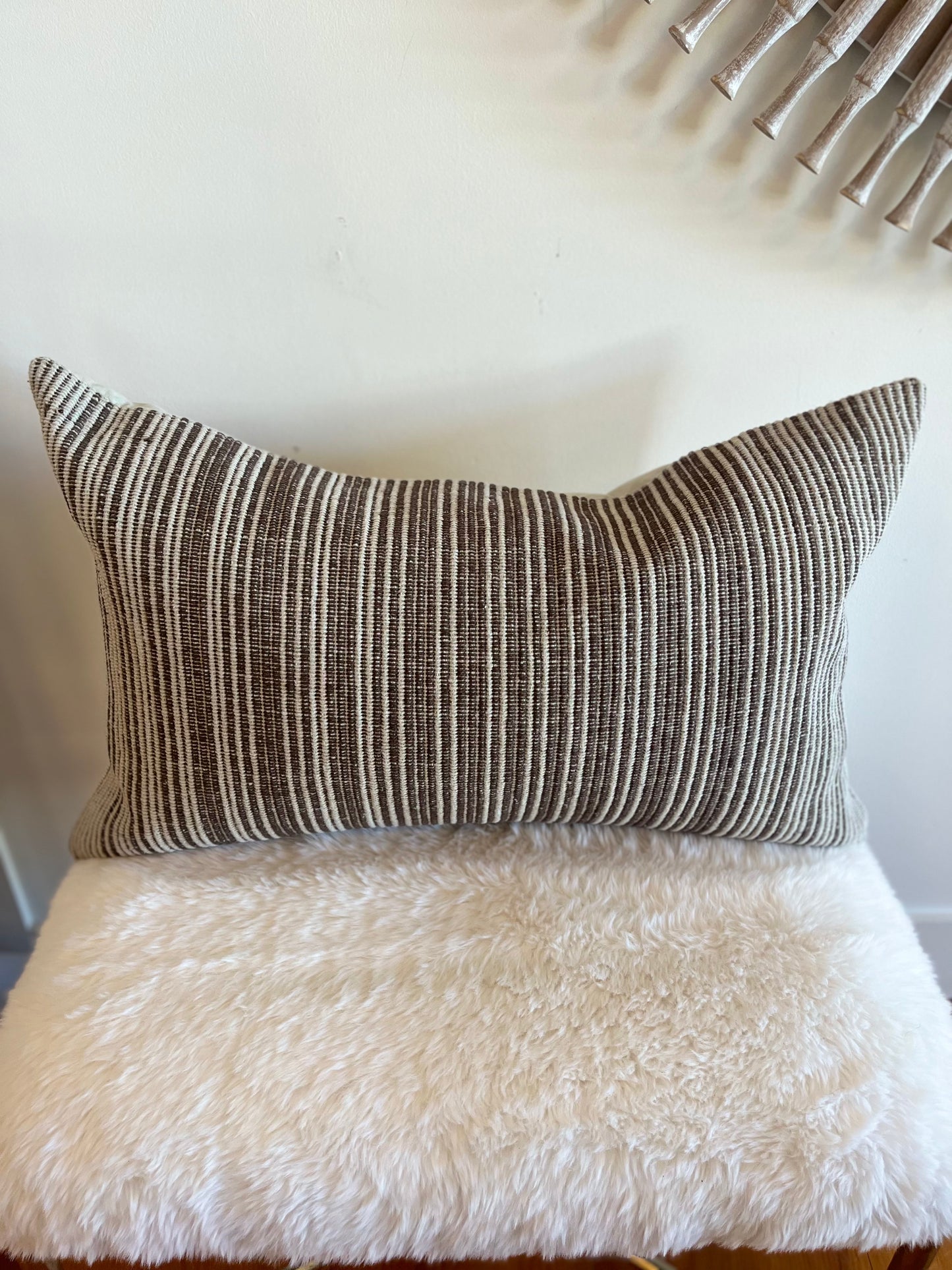 Textured Organic Lumbar Pillow