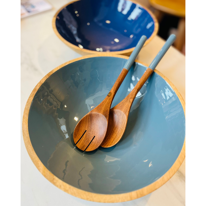 Indy Home Mango Wood Bowl & Server Set