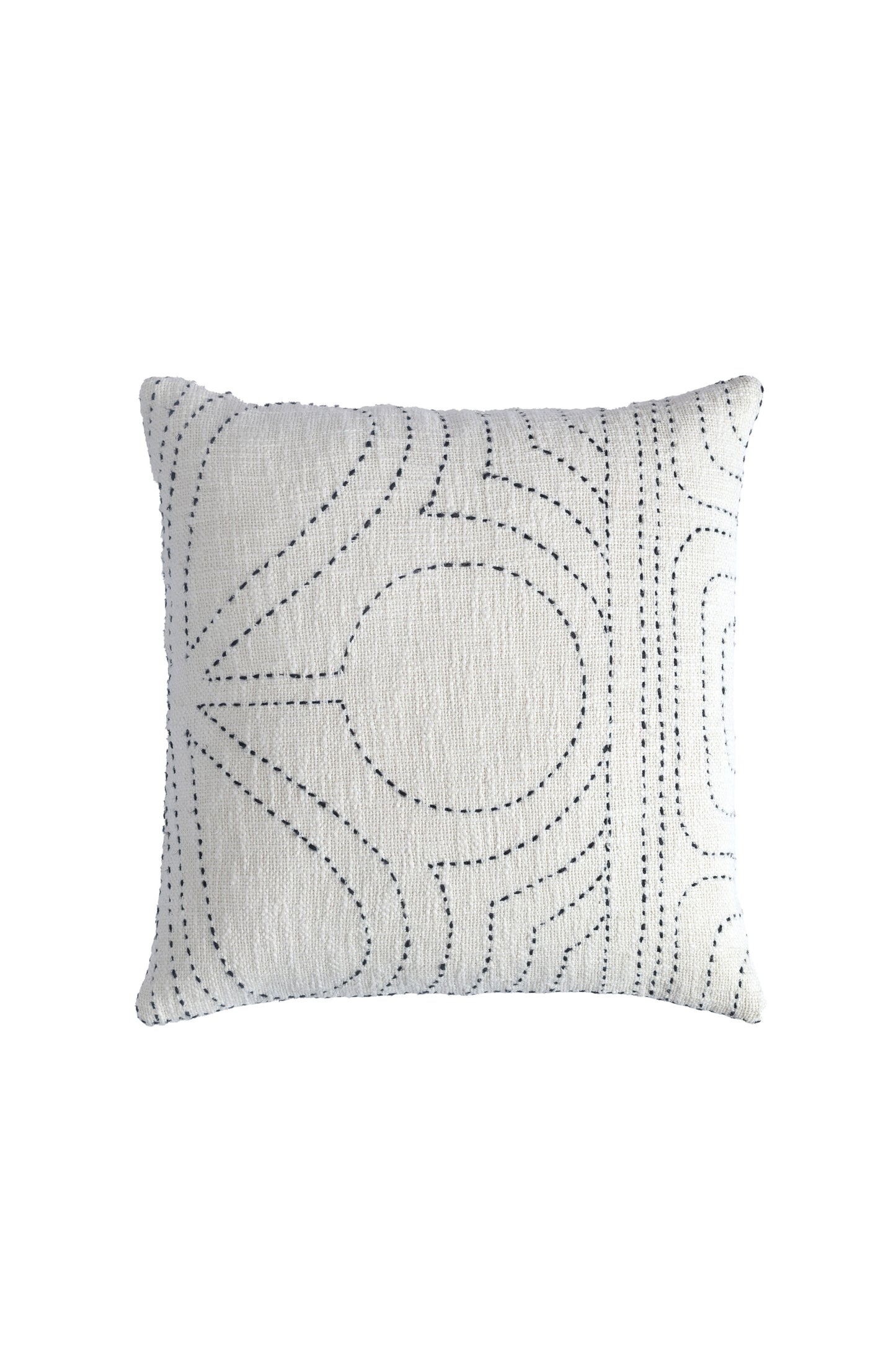 Kantha Embroidered Pillow