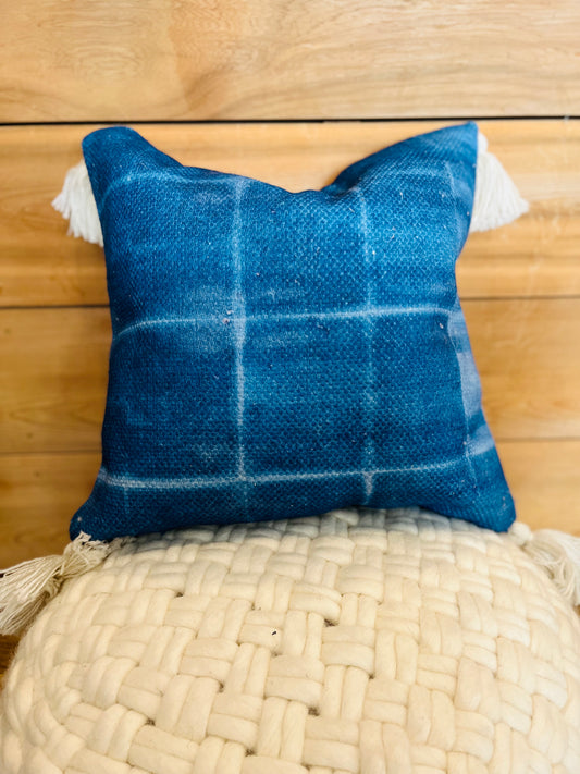 Tie Dye Pillow w/Tassels